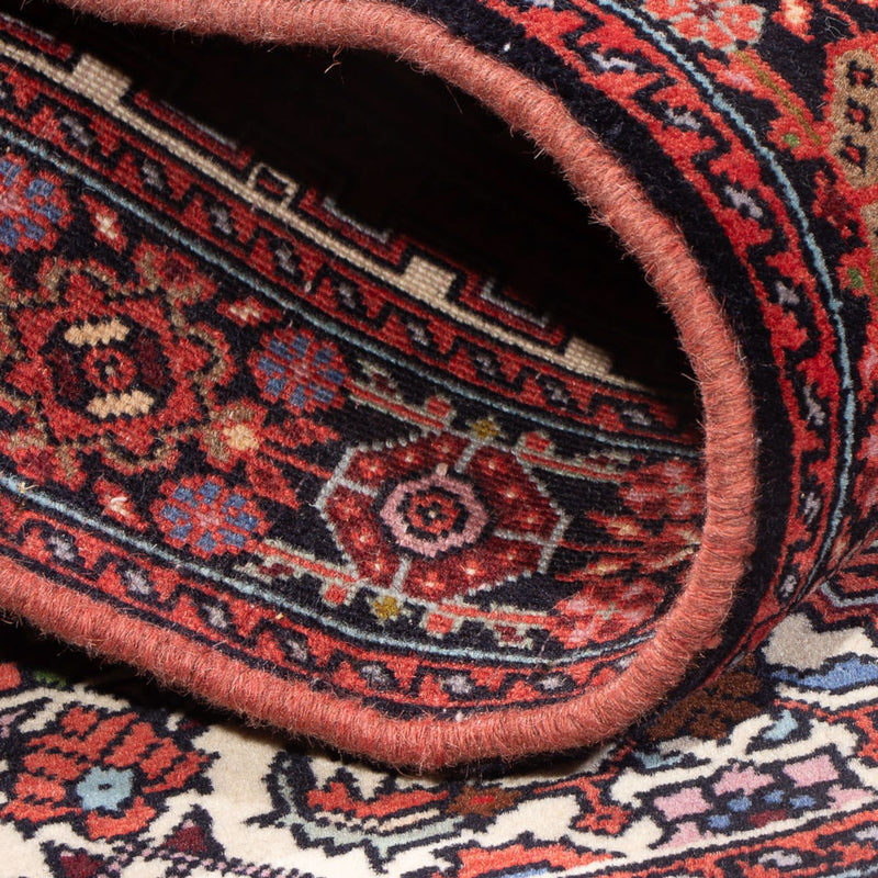 Persisk matta - Nomadic - 123 x 82 cm - mörkröd