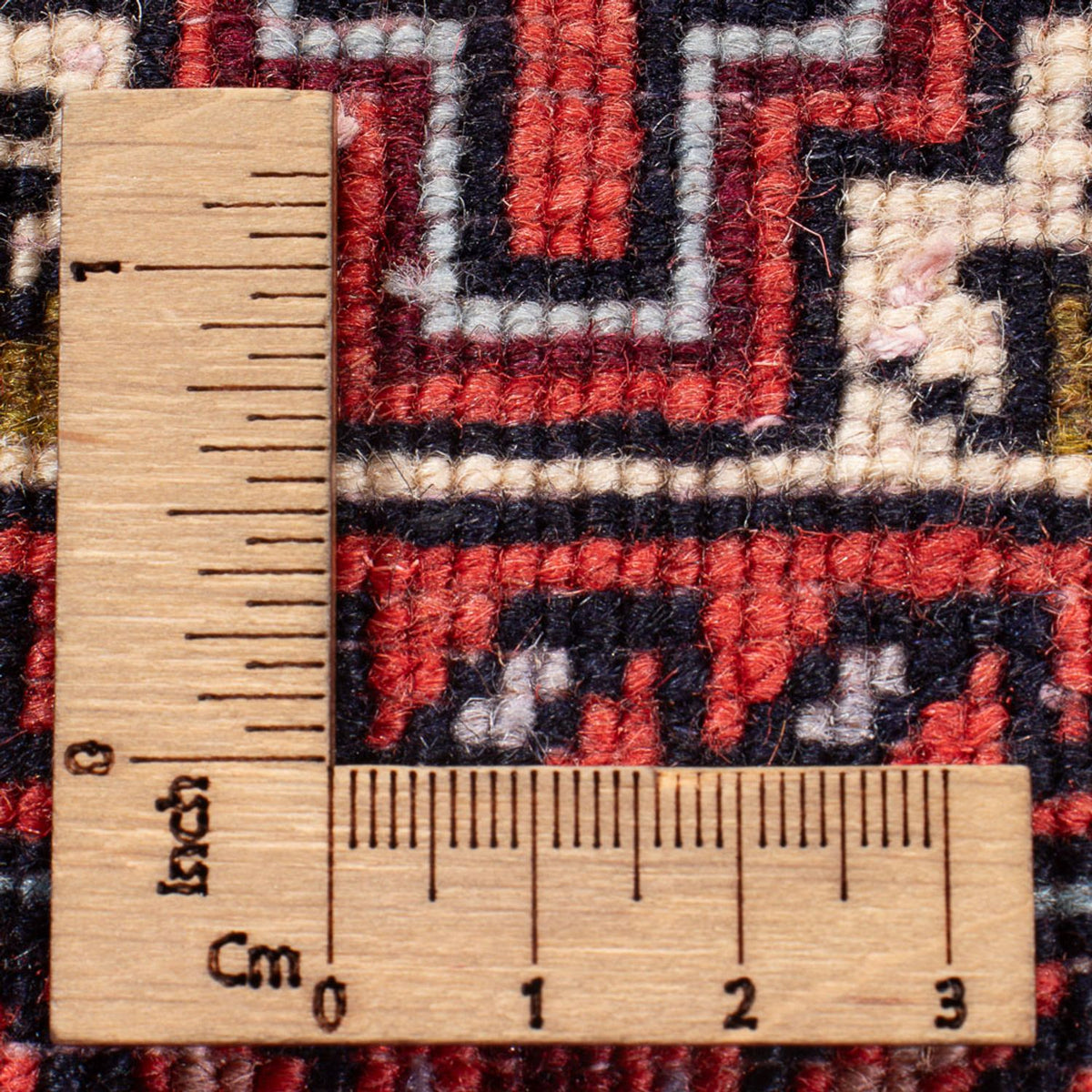 Persisk matta - Nomadic - 123 x 82 cm - mörkröd