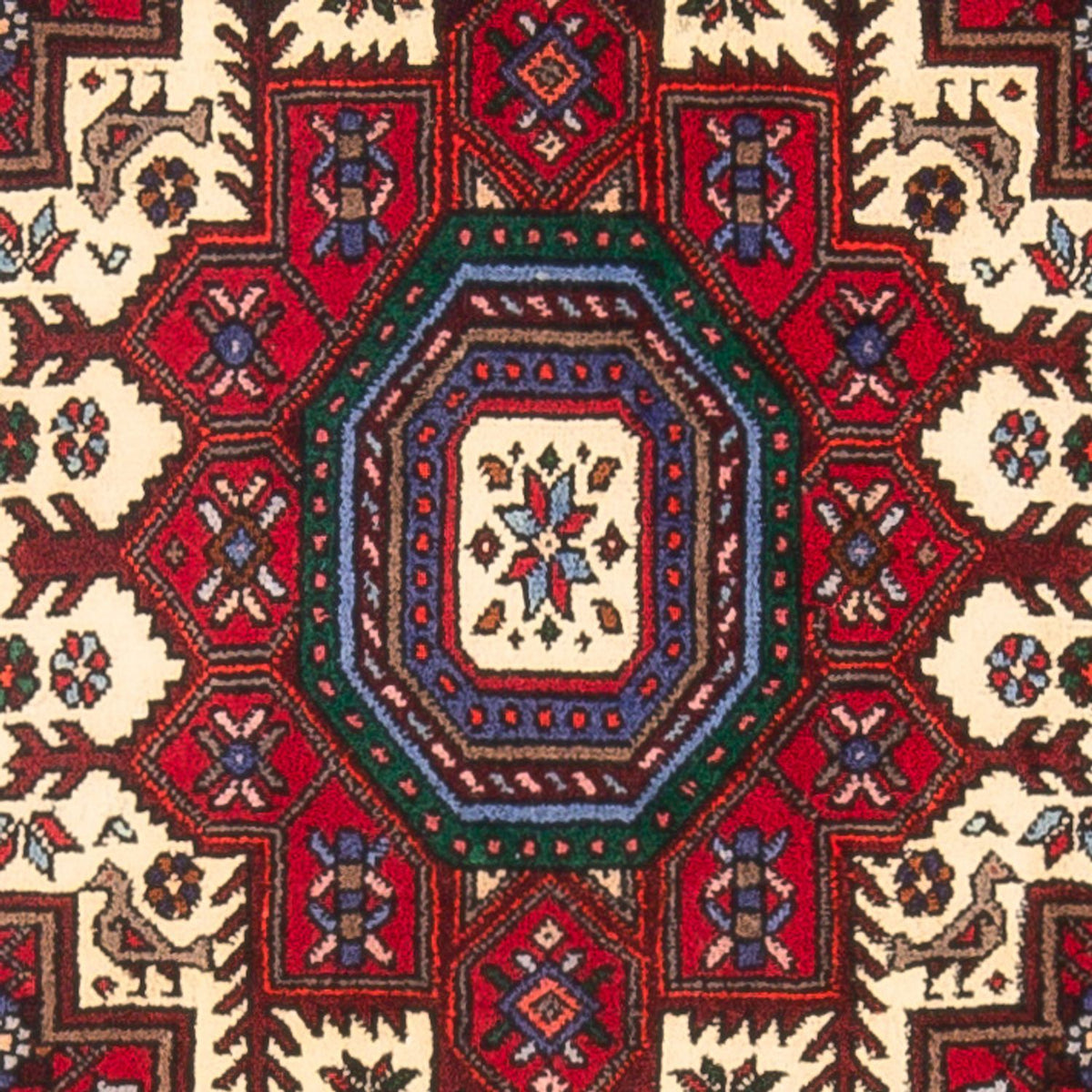 Persisk matta - Nomadic - 125 x 78 cm - grädde