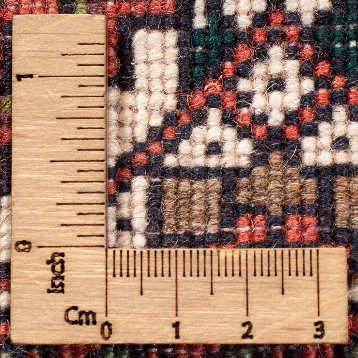 Persisk matta - Nomadic - 126 x 75 cm - grädde