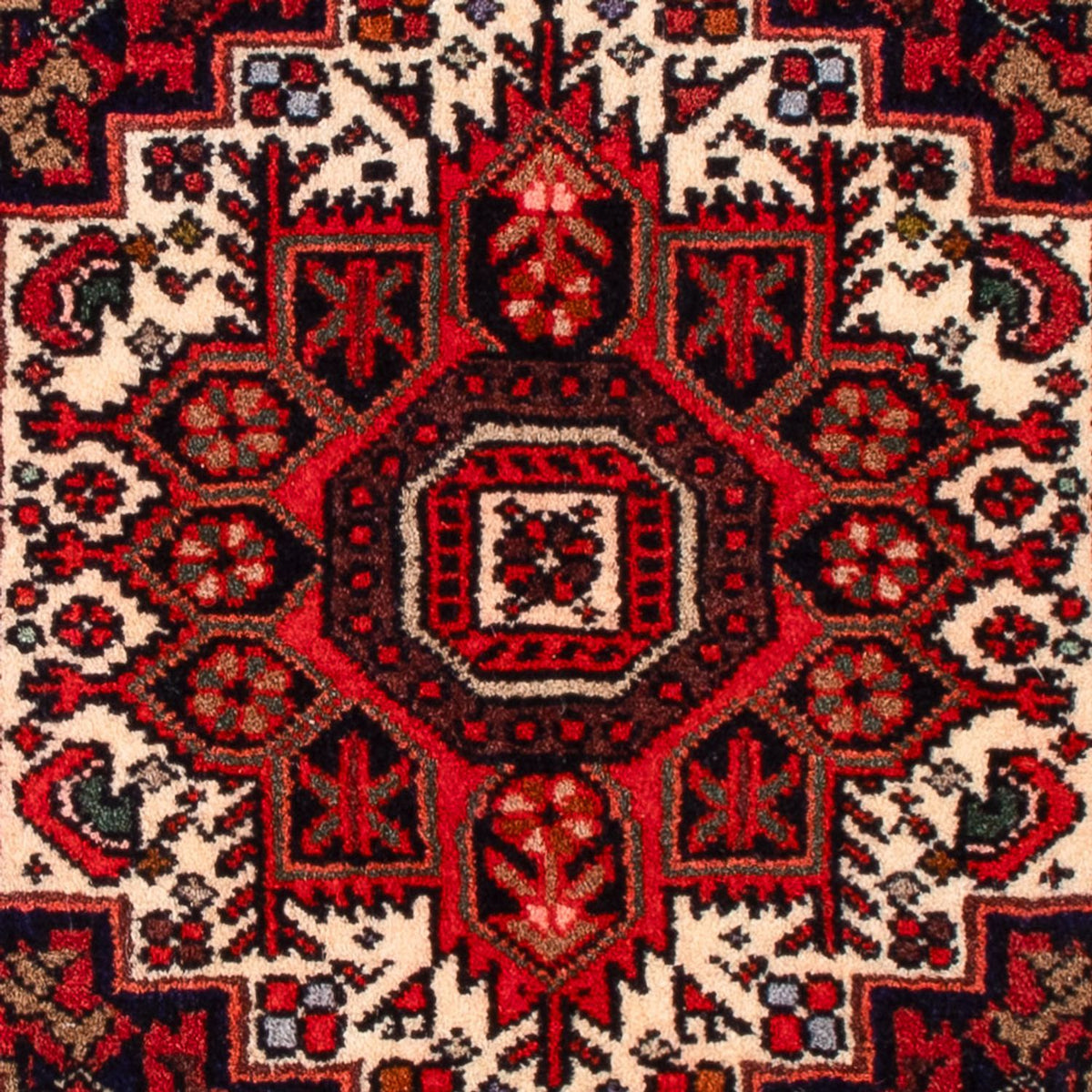 Persisk matta - Nomadic - 69 x 50 cm - grädde