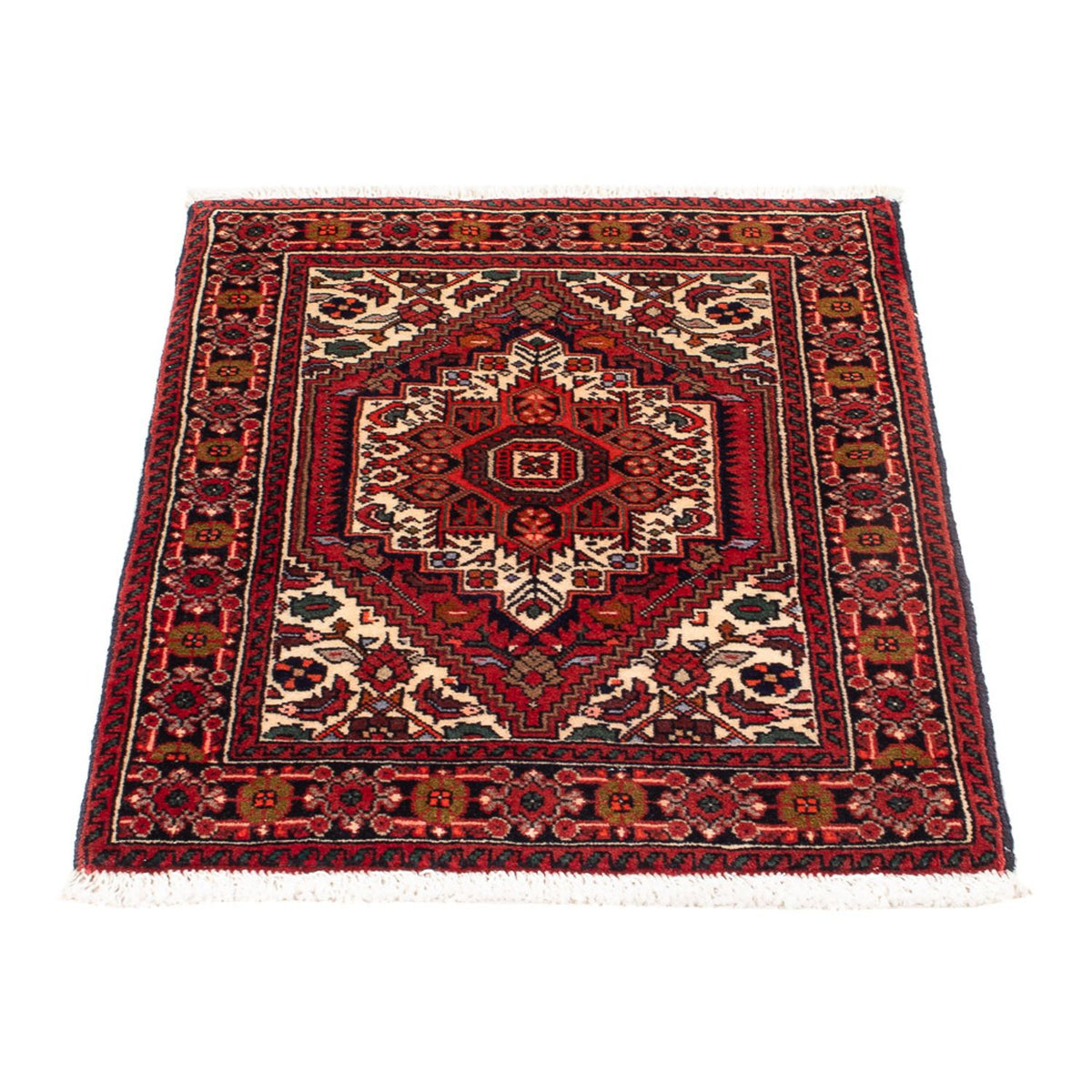 Persisk matta - Nomadic - 69 x 50 cm - grädde