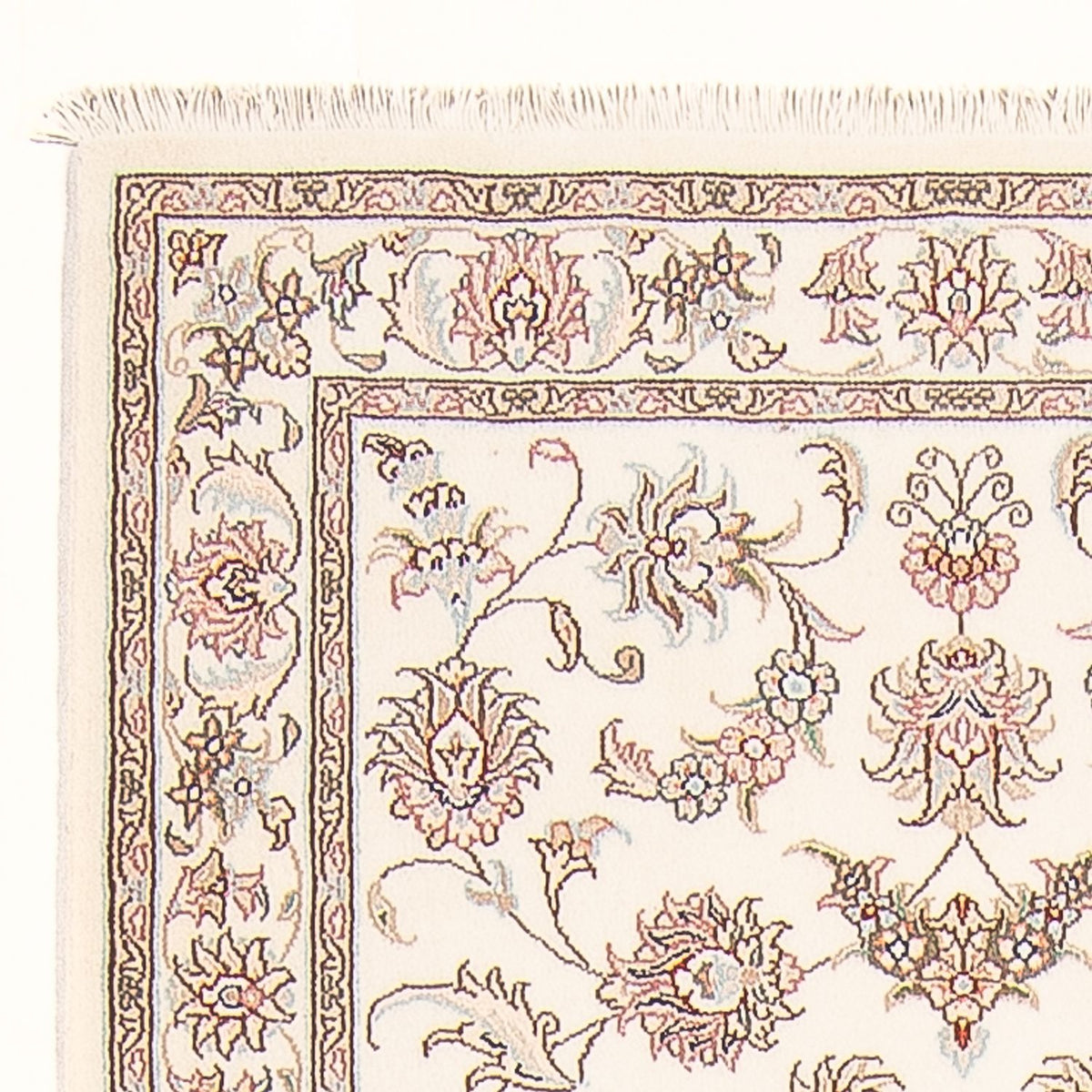 Runner Persisk matta - Tabriz - Royal - 298 x 91 cm - grädde