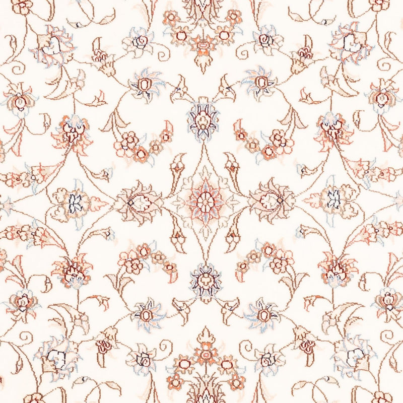 Persisk matta - Tabriz runt  - 153 x 150 cm - grädde