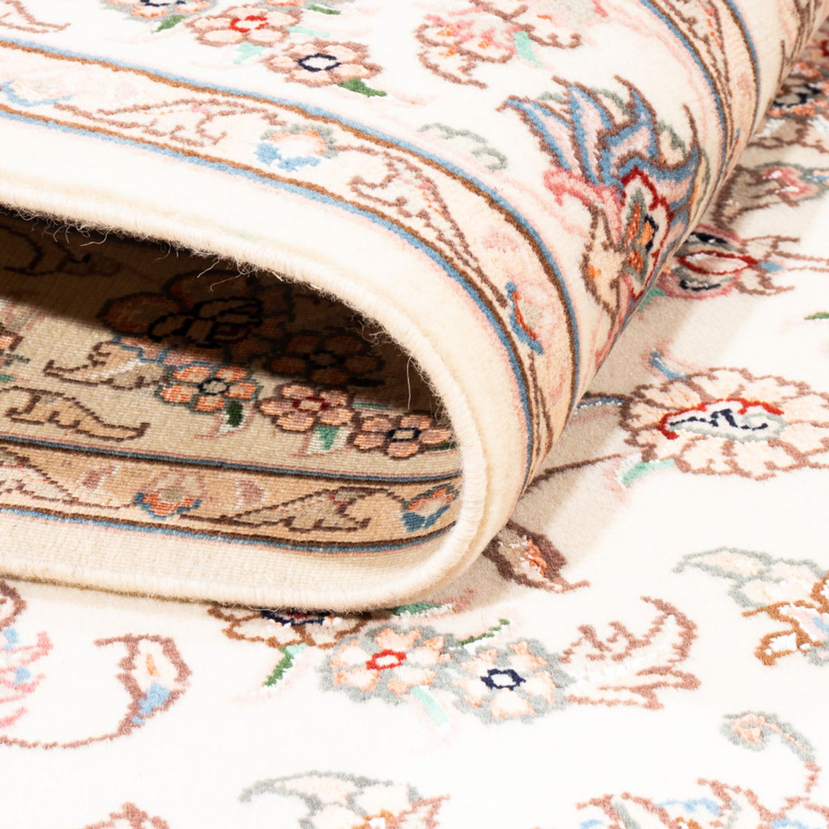 Persisk matta - Tabriz - 178 x 120 cm - grädde