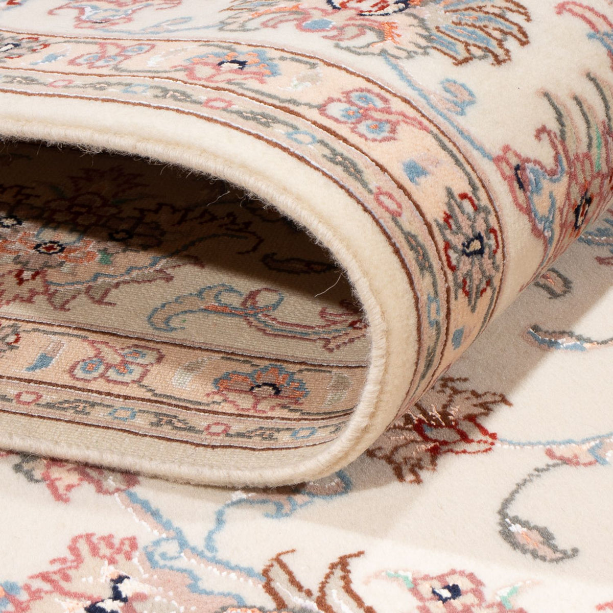 Persisk matta - Tabriz - Royal - 234 x 167 cm - grädde