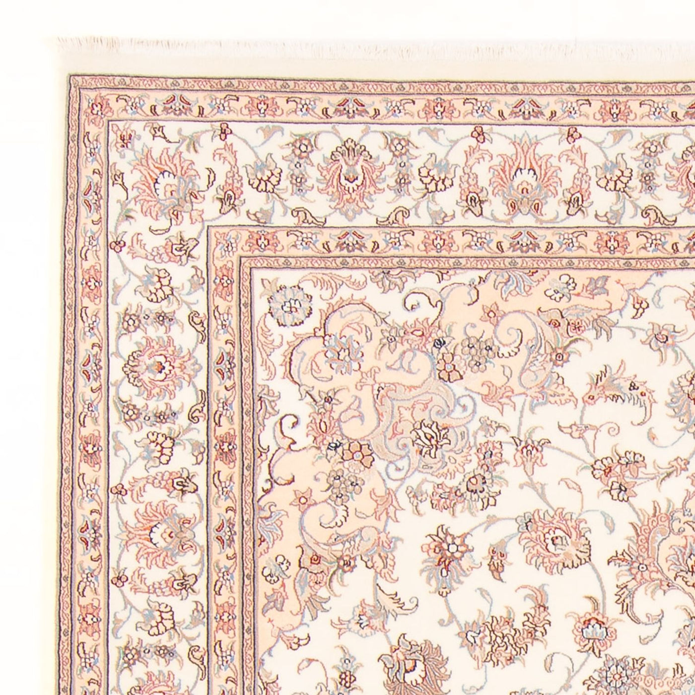 Persisk matta - Tabriz - Royal - 257 x 197 cm - grädde