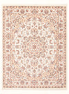 Tabriz - 50 Raj Mattan 149x201cm - Persisk matta - Rektangulär / Grädde / 149 x 201 cm Rektangulär