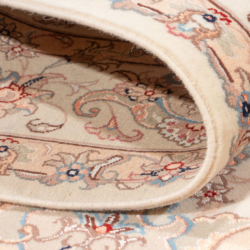 Persisk matta - Tabriz - Royal - 201 x 149 cm - grädde