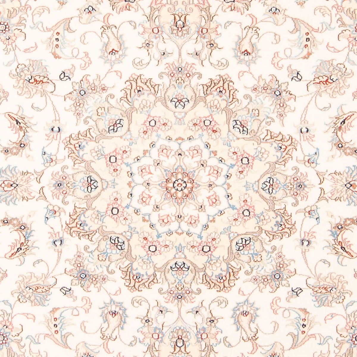 Persisk matta - Tabriz - Royal - 201 x 150 cm - grädde