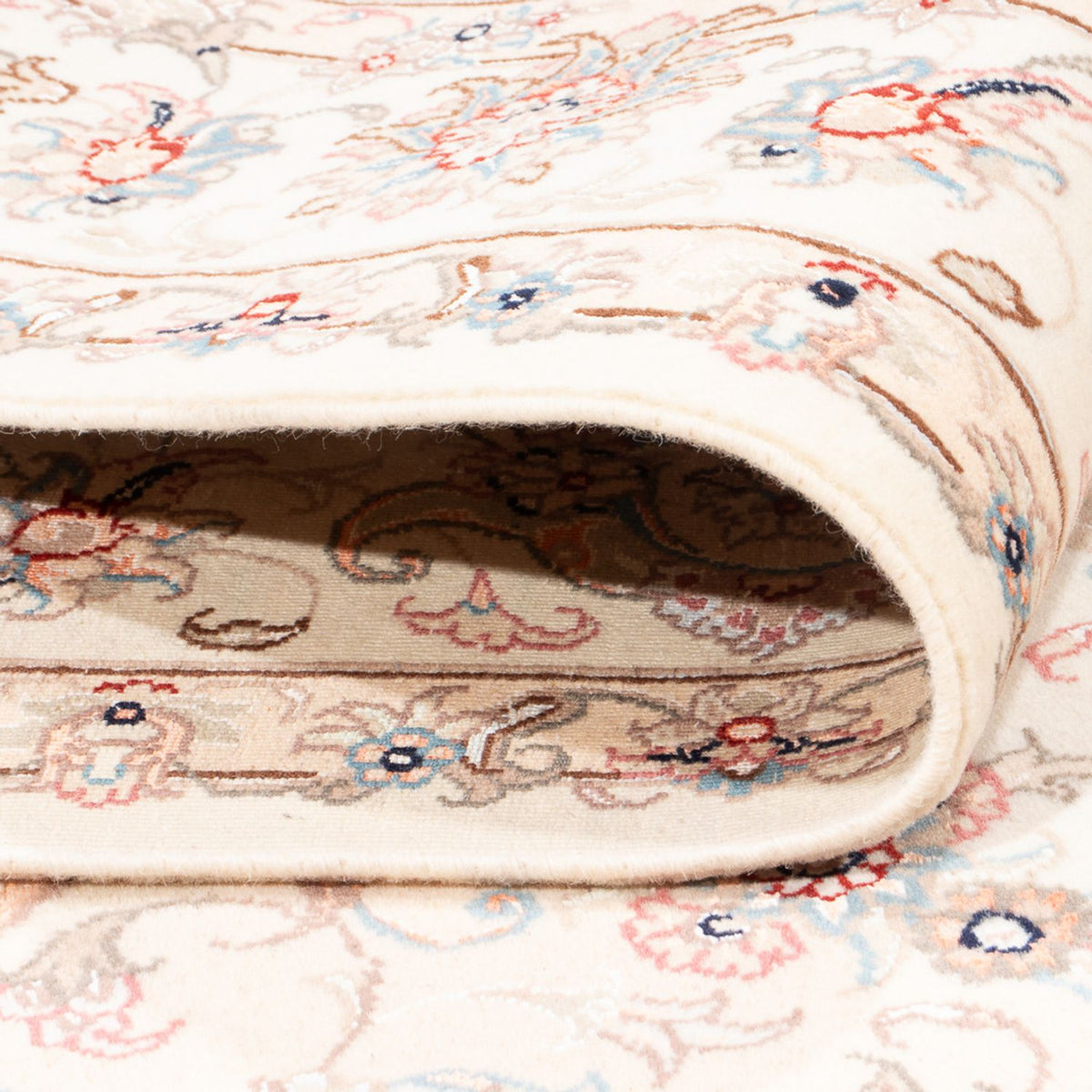 Persisk matta - Tabriz - Royal - 201 x 150 cm - grädde