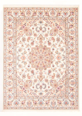 Persisk matta - Tabriz - Royal - 207 x 149 cm - grädde