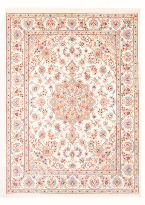 Persisk matta - Tabriz - Royal - 207 x 149 cm - grädde