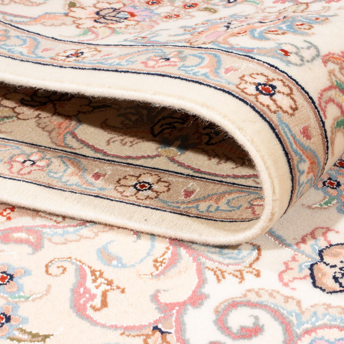 Persisk matta - Tabriz - Royal - 207 x 149 cm - grädde