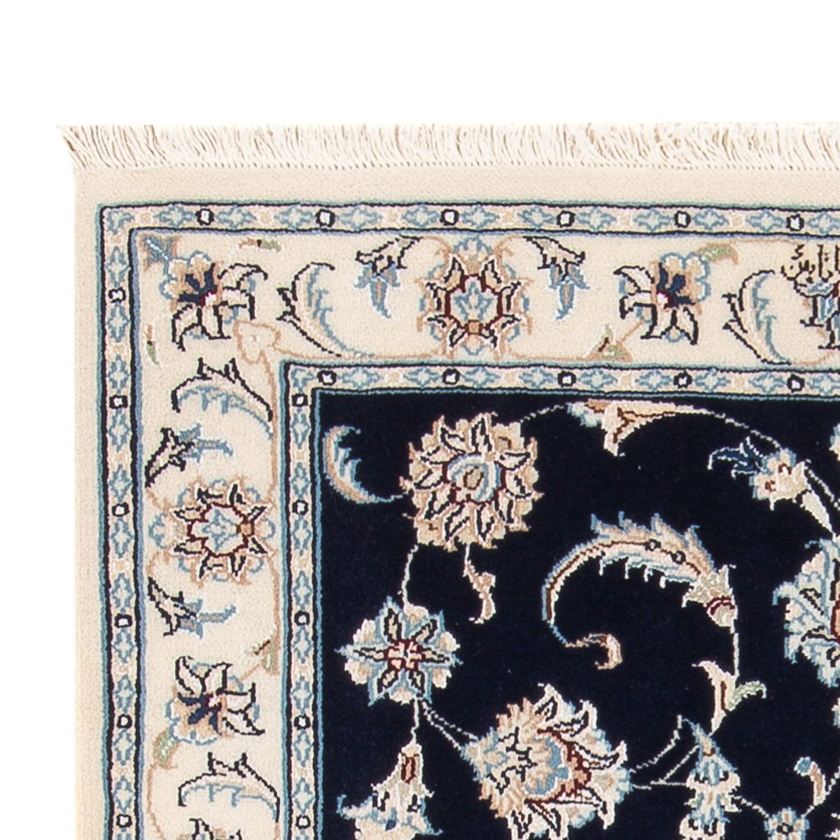 Persisk matta - Nain - Premium - 119 x 82 cm - mörkblå