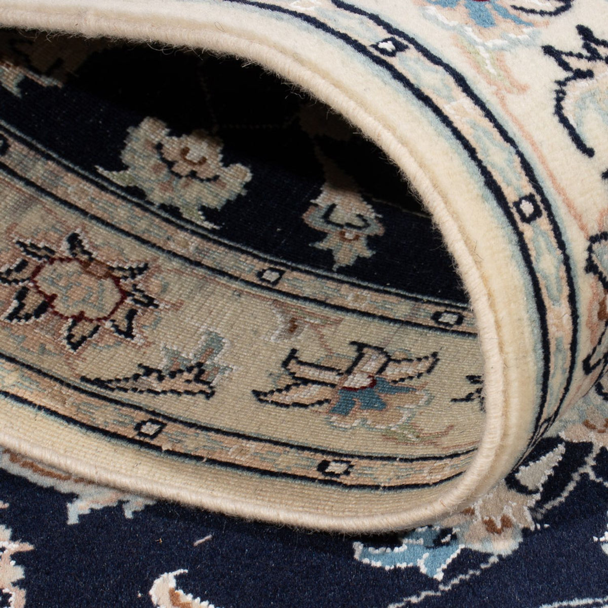 Persisk matta - Nain - Premium - 120 x 79 cm - mörkblå