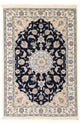 Persisk matta - Nain - Premium - 122 x 80 cm - mörkblå