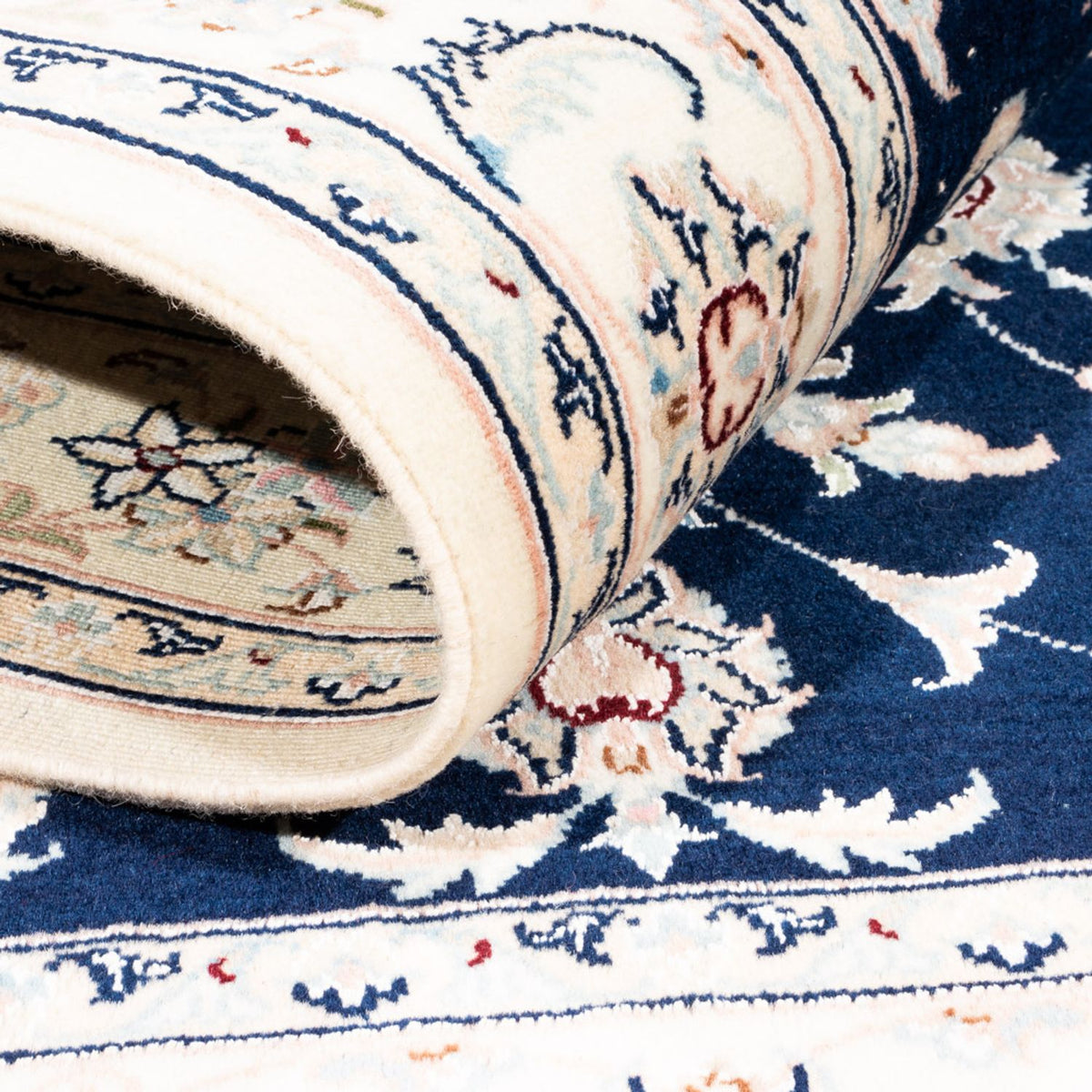 Persisk matta - Nain - Premium - 161 x 105 cm - mörkblå