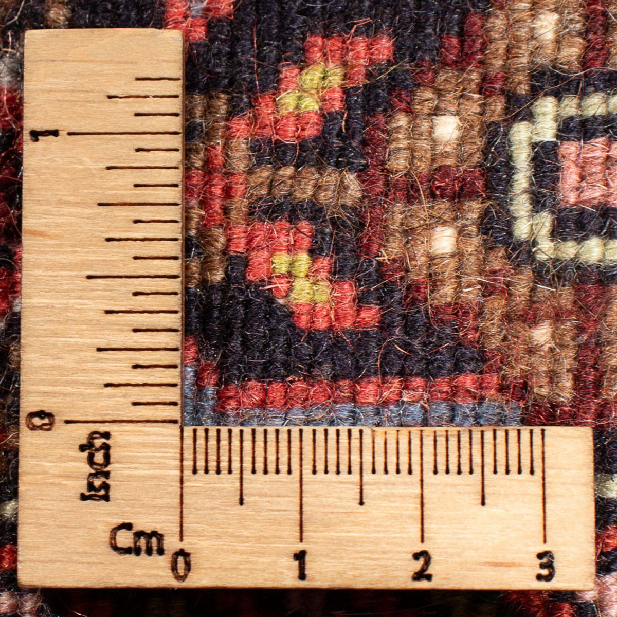 Persisk matta - Nomadic - 60 x 40 cm - grädde