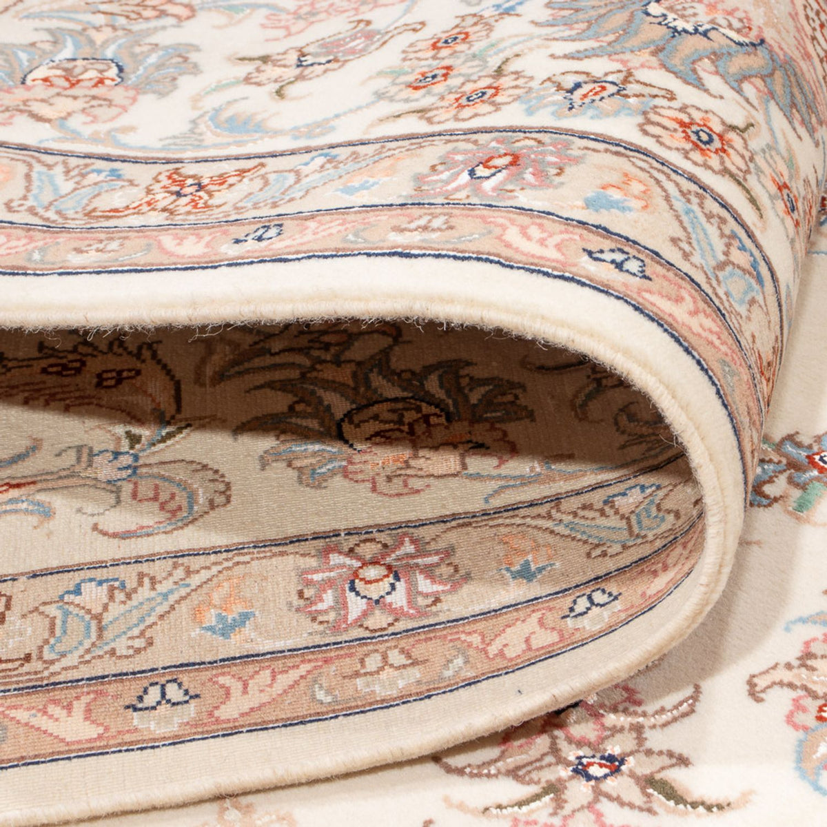 Persisk matta - Tabriz - Royal - 300 x 245 cm - grädde