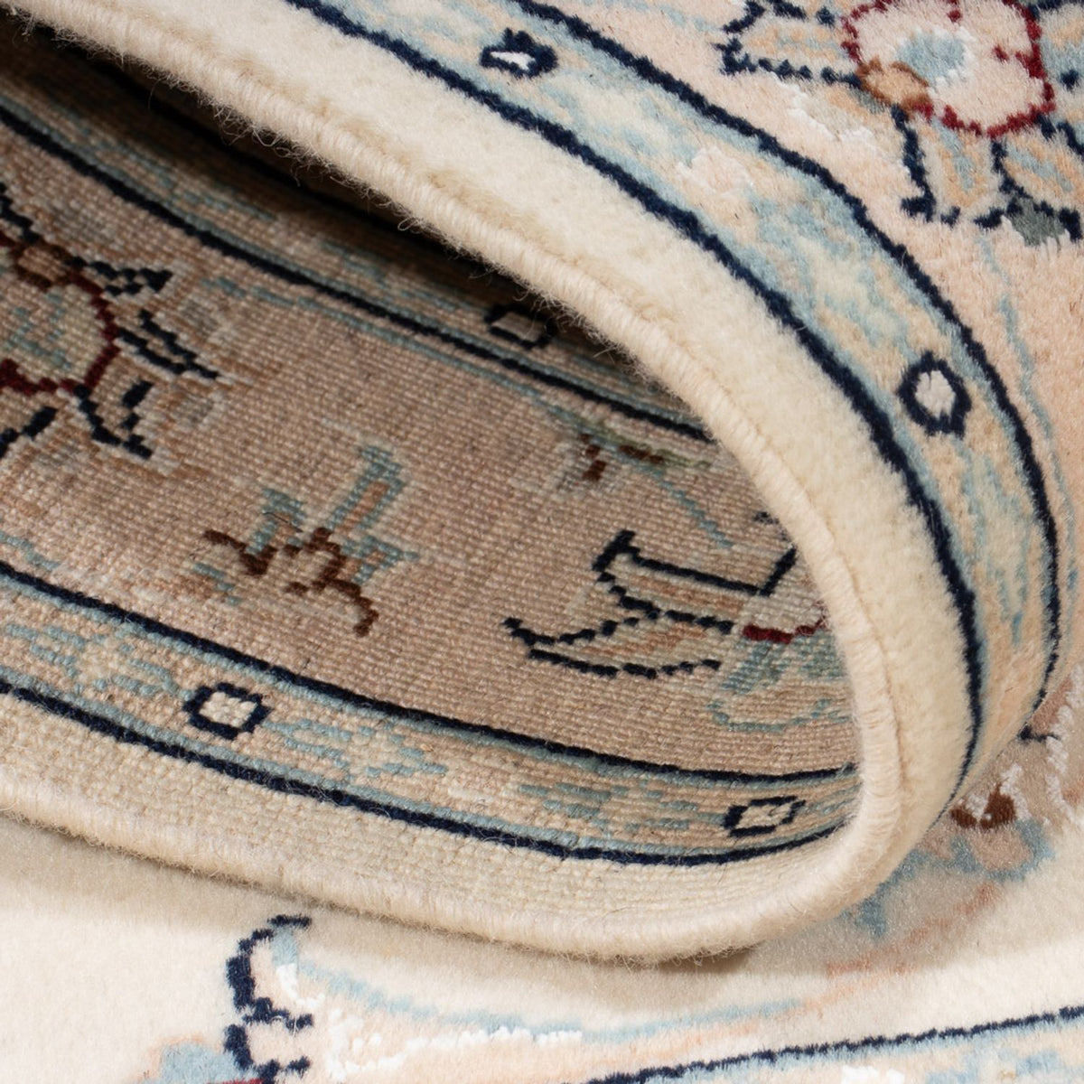 Persisk matta - Nain - Premium - 126 x 80 cm - grädde