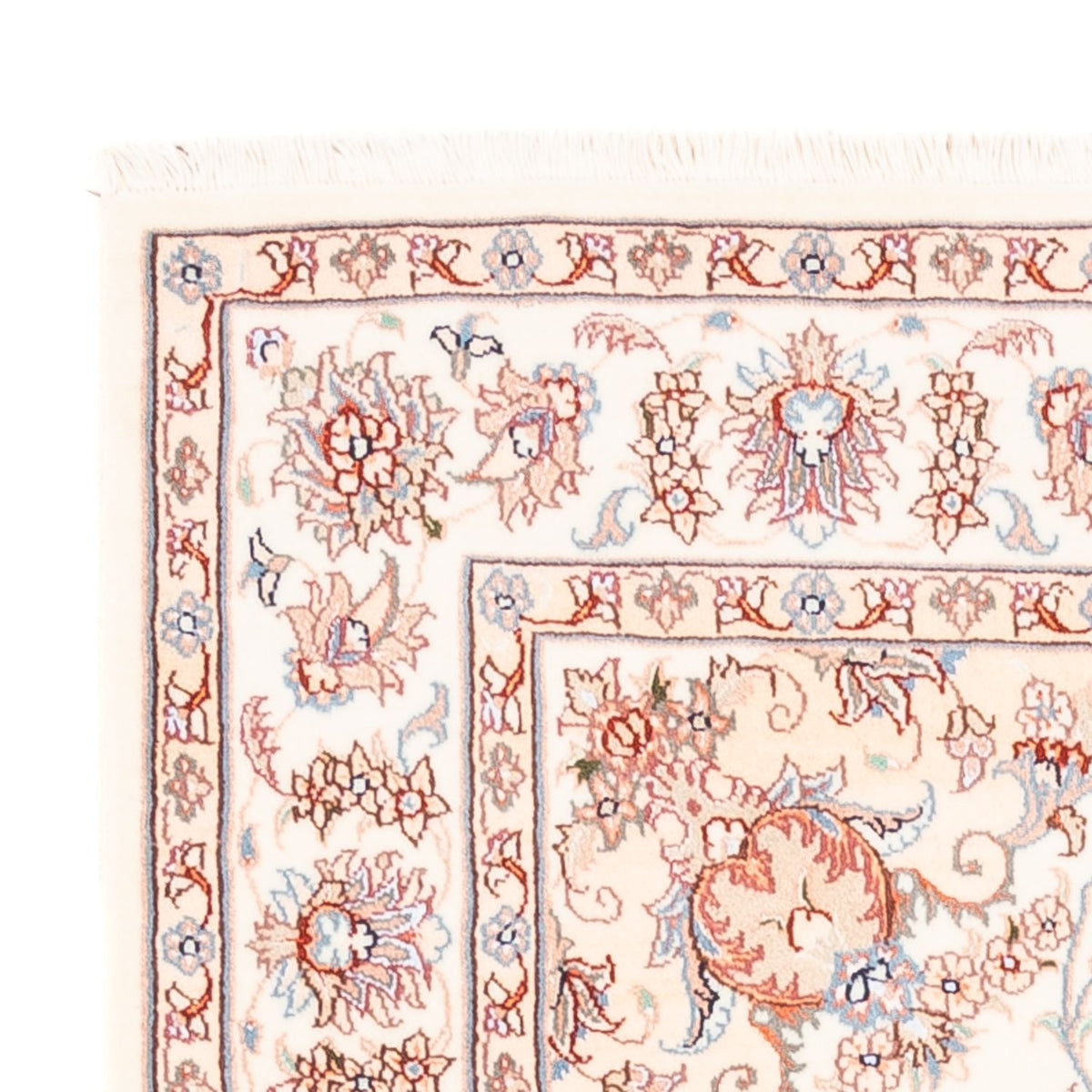 Persisk matta - Tabriz - 176 x 118 cm - grädde