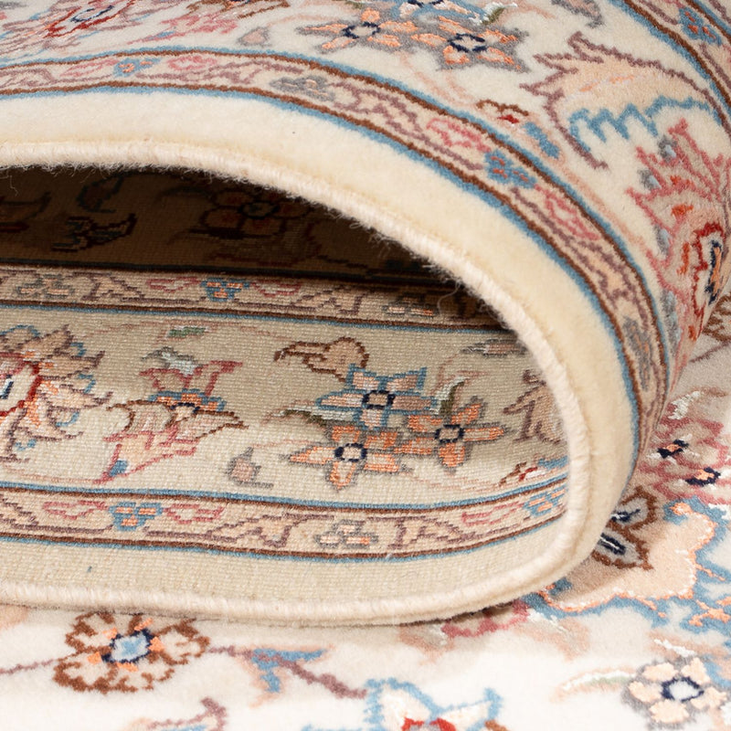 Runner Persisk matta - Tabriz - Royal - 298 x 87 cm - grädde