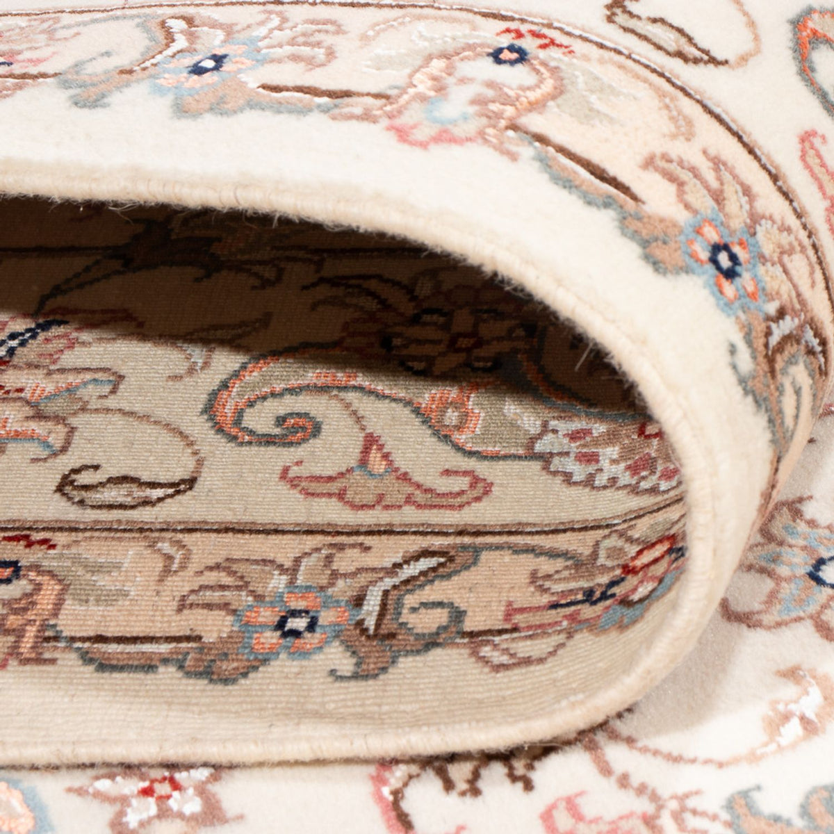 Persisk matta - Tabriz - Royal - 205 x 150 cm - grädde