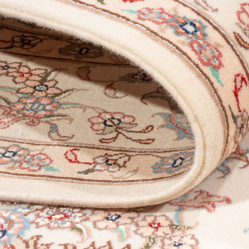 Persisk matta - Tabriz - Royal - 197 x 150 cm - grädde