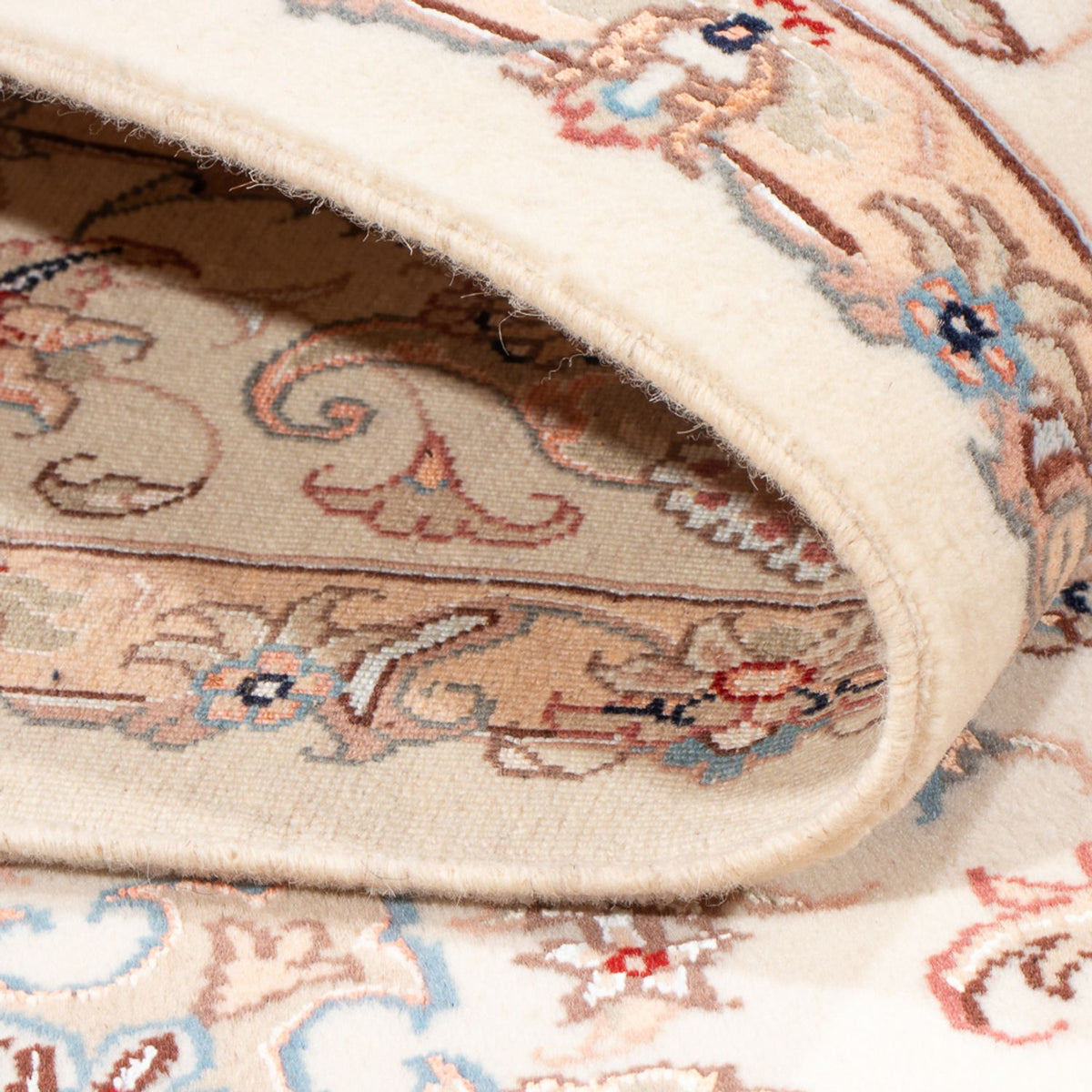 Persisk matta - Tabriz - Royal - 200 x 151 cm - grädde