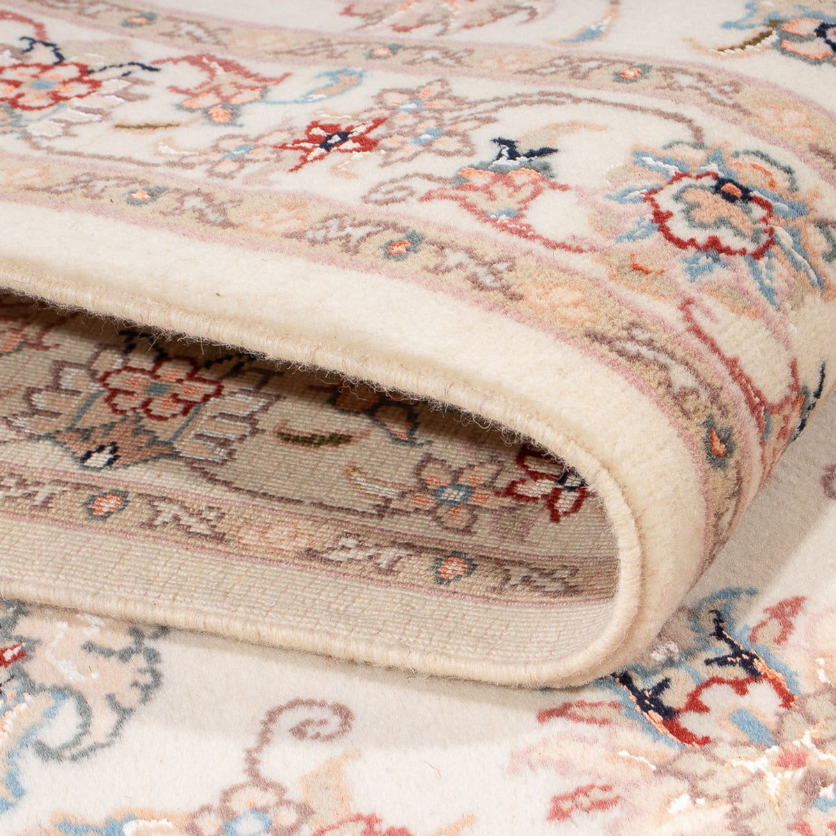 Runner Persisk matta - Tabriz - Royal - 292 x 82 cm - grädde