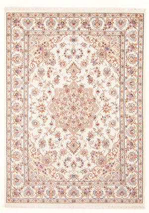 Persisk matta - Tabriz - Royal - 204 x 147 cm - grädde