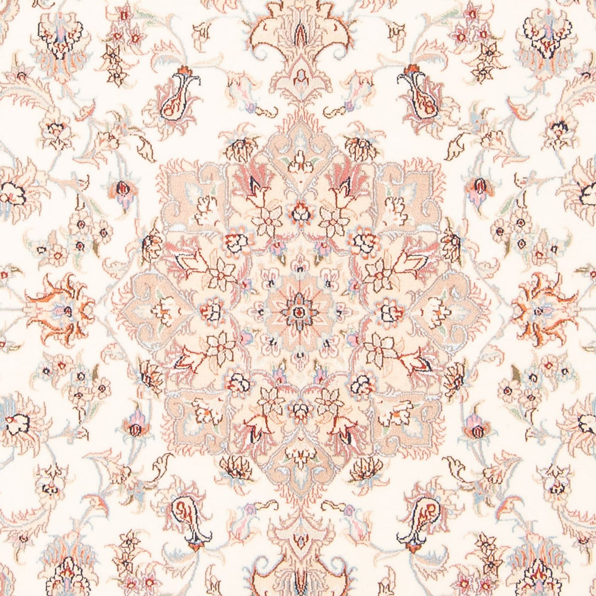 Persisk matta - Tabriz - Royal - 204 x 147 cm - grädde