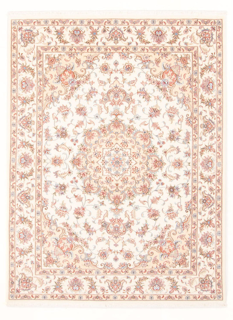 Persisk matta - Tabriz - Royal - 198 x 149 cm - grädde