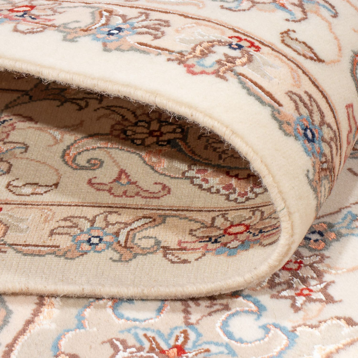 Persisk matta - Tabriz - Royal - 200 x 151 cm - grädde