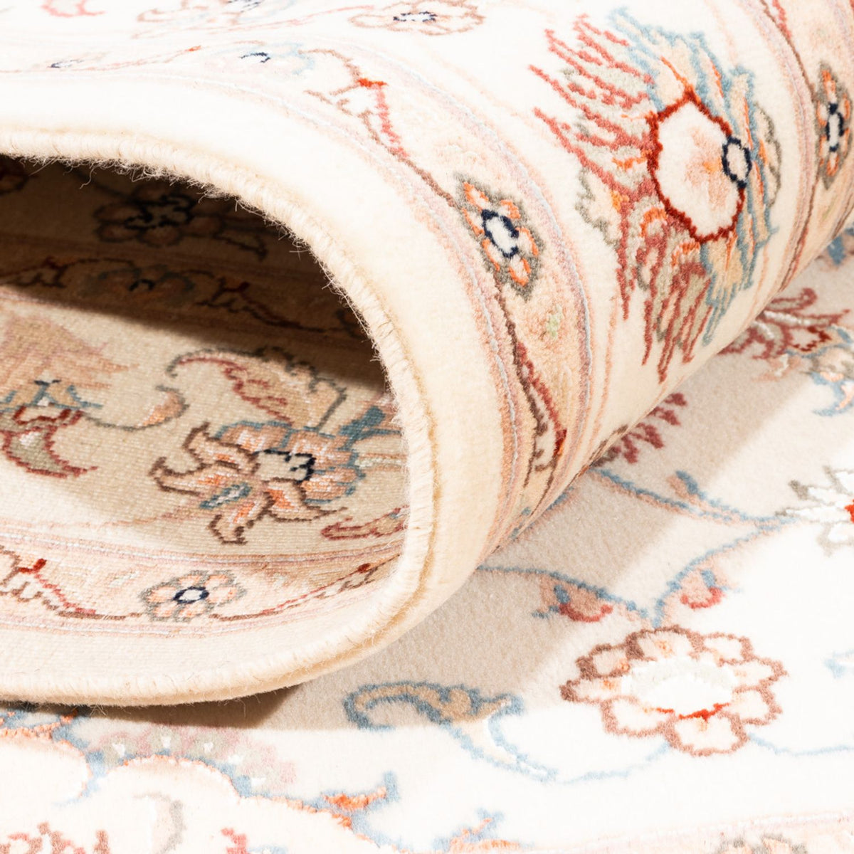 Persisk matta - Tabriz - 178 x 117 cm - grädde