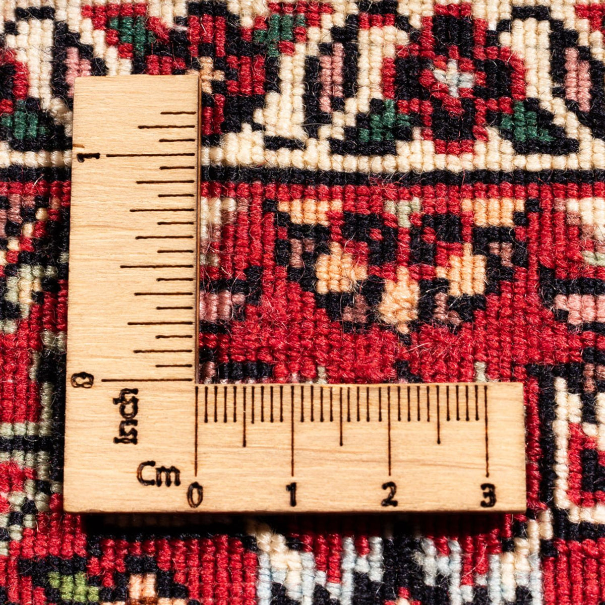 Persisk matta - Bijar - 238 x 178 cm - röd