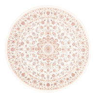 Persisk matta - Tabriz runt  - 157 x 151 cm - grädde