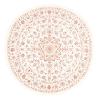 Persisk matta - Tabriz runt  - 154 x 147 cm - grädde