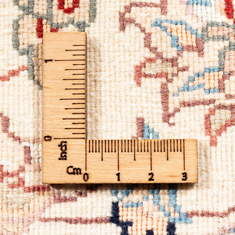 Persisk matta - Tabriz runt  - 154 x 147 cm - grädde