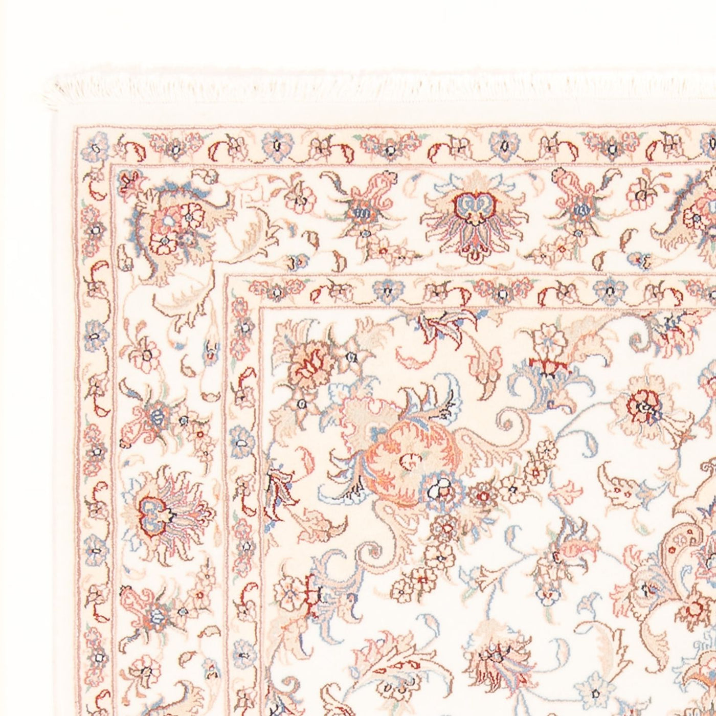 Persisk matta - Tabriz - Royal - 188 x 150 cm - grädde