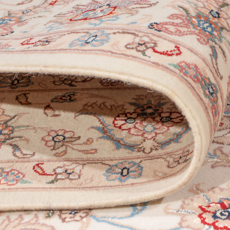 Persisk matta - Tabriz - Royal - 188 x 150 cm - grädde