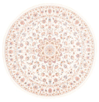 Persisk matta - Tabriz runt  - 151 x 146 cm - grädde