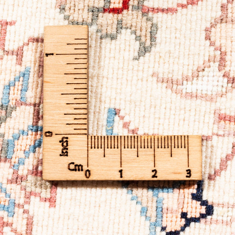 Persisk matta - Tabriz runt  - 151 x 146 cm - grädde