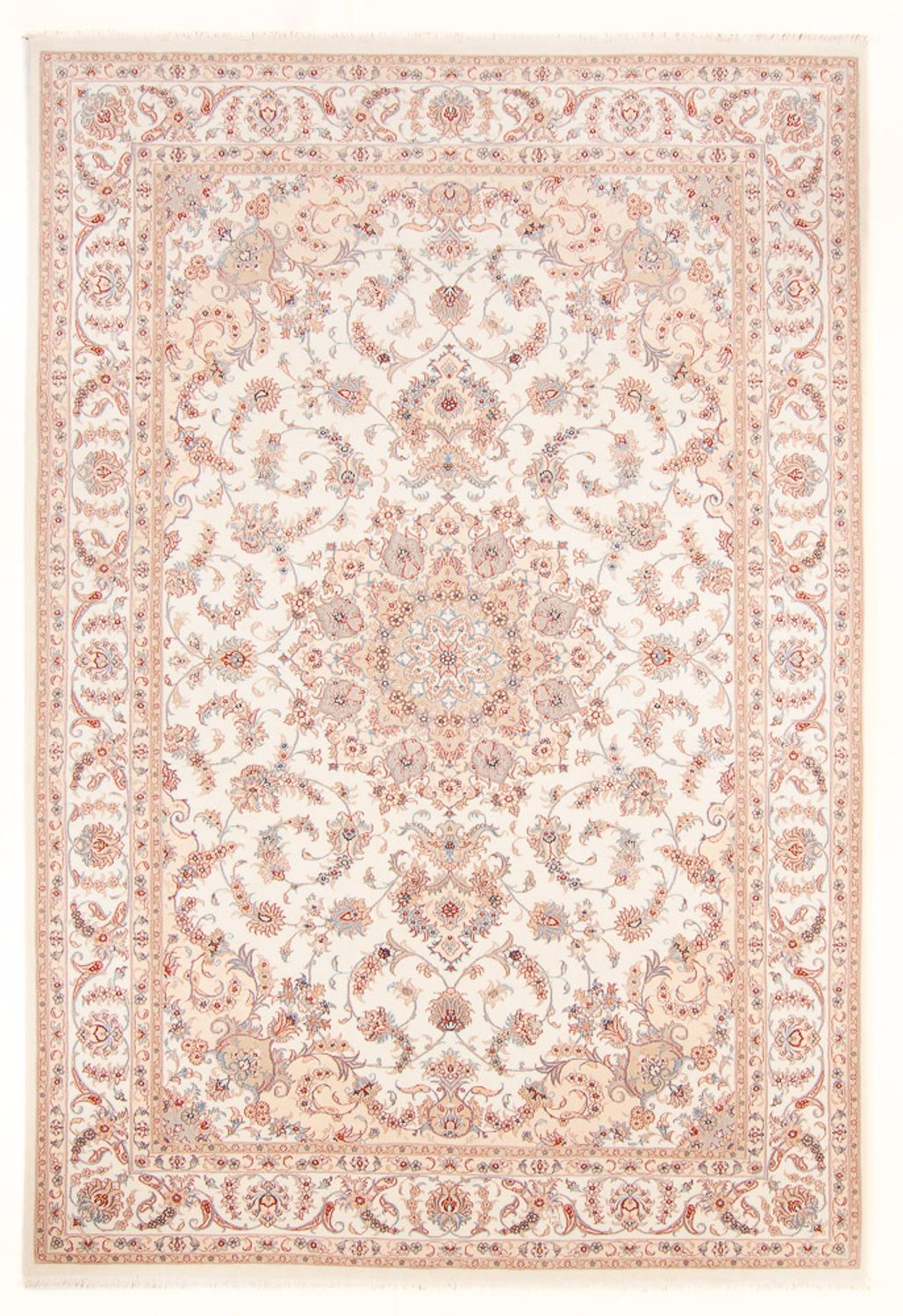 Persisk matta - Tabriz - Royal - 300 x 200 cm - grädde