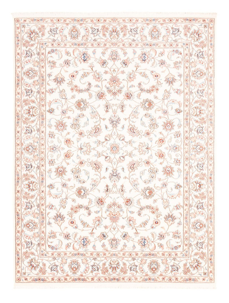 Persisk matta - Tabriz - 200 x 147 cm - grädde