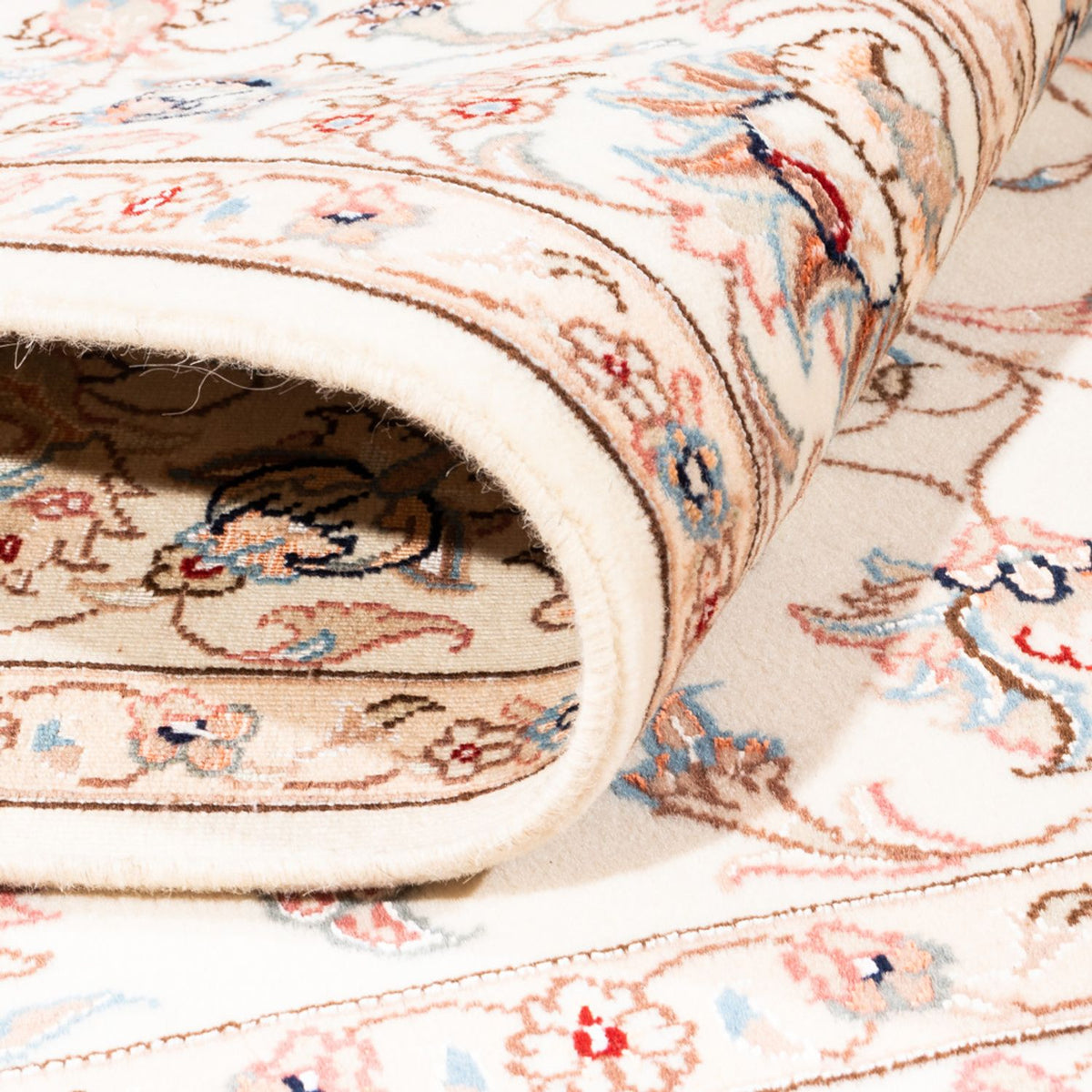 Persisk matta - Tabriz - 200 x 147 cm - grädde