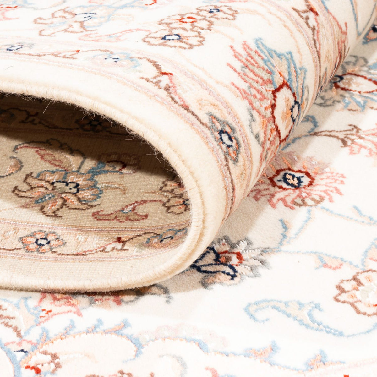 Persisk matta - Tabriz - 176 x 122 cm - grädde