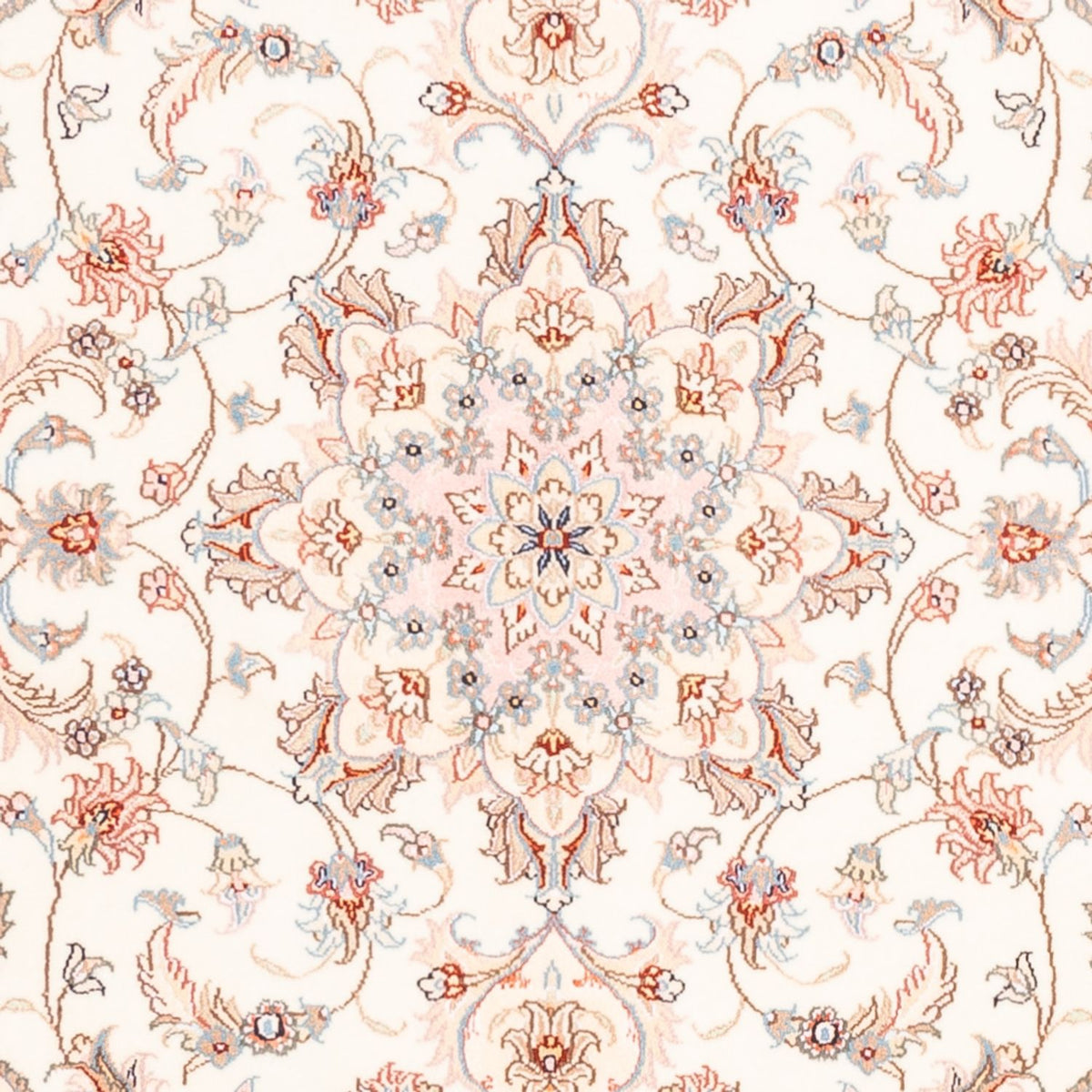 Persisk matta - Tabriz - 157 x 108 cm - grädde