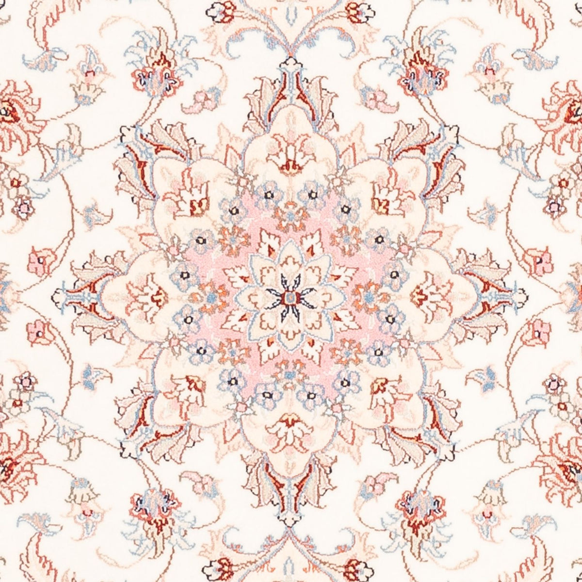 Persisk matta - Tabriz - 154 x 108 cm - grädde